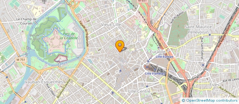 localisation de l'entreprise VR PARTICIPATIONS à LILLE