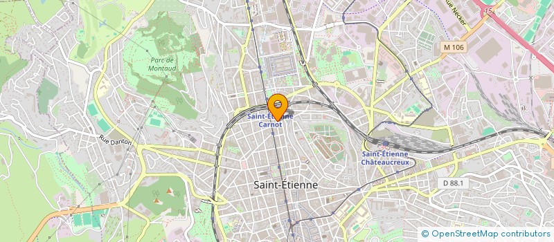 localisation de l'entreprise VR RACING  SAINT-ETIENNE