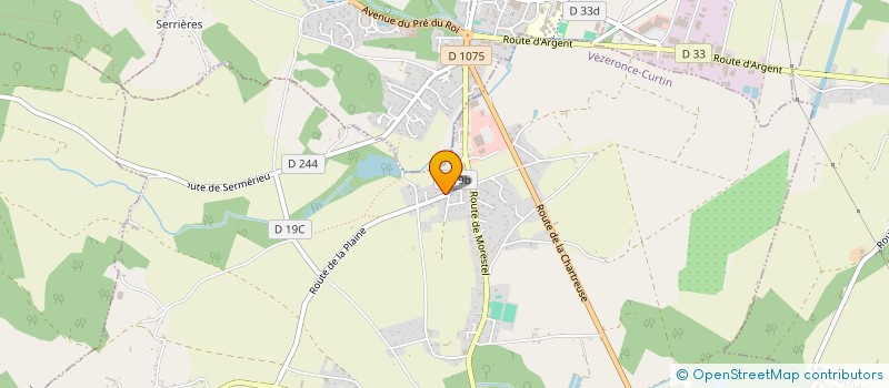 localisation de l'entreprise VR SPORTIF  ARANDON-PASSINS