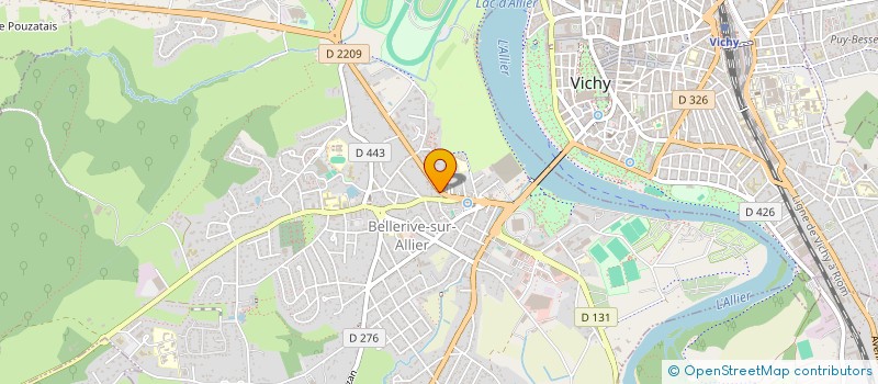 localisation de l'entreprise VR SYSTEME à BELLERIVE-SUR-ALLIER