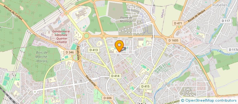 localisation de l'entreprise VR TRANSPORT à MELUN