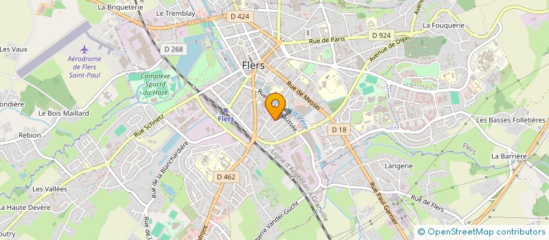 localisation de l'entreprise VR2A à FLERS