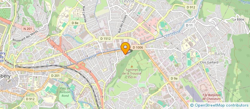 localisation de l'entreprise VR3M à LA RAVOIRE