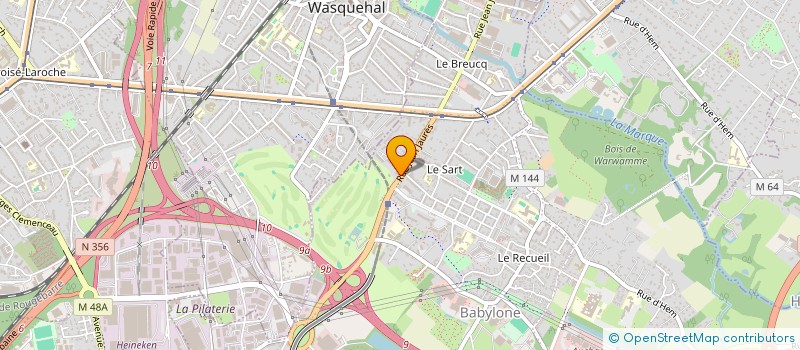 localisation de l'entreprise VR5V  VILLENEUVE-D'ASCQ