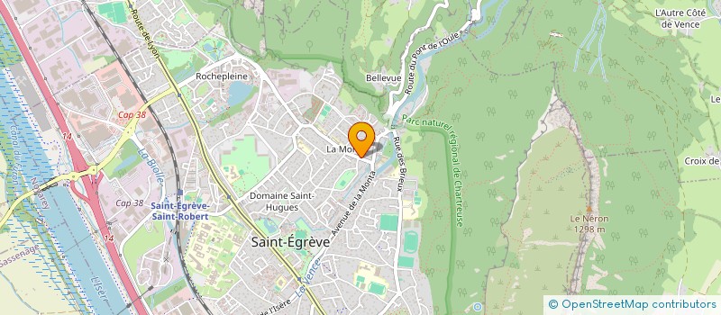 localisation de l'entreprise VRA VERITE RHONE ALPES EDITION à SAINT-EGREVE