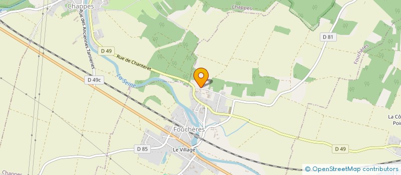 localisation de l'entreprise VRAAC  FOUCHERES