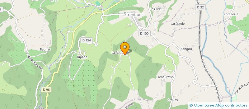 localisation de l'entreprise VRAC  CAVAGNAC