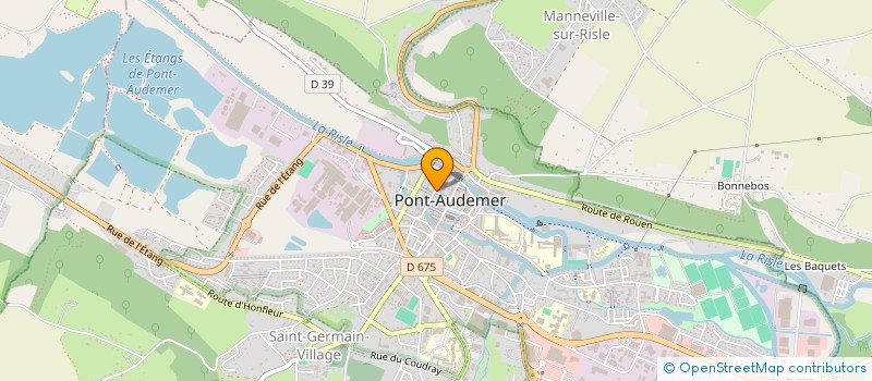 localisation de l'entreprise VRAC & BIO à PONT-AUDEMER