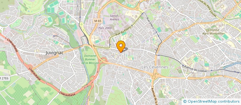 localisation de l'entreprise VRAC & COCINAS - COOPERATIONS CITOYENNES POUR L'ALIMENTATION ET LA SOLIDARITE à MONTPELLIER