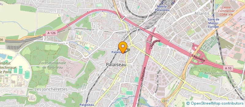 localisation de l'entreprise VRAC NATURE à PALAISEAU