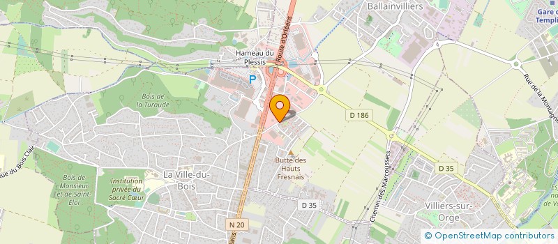 localisation de l'entreprise VRAC VERT à BALLAINVILLIERS