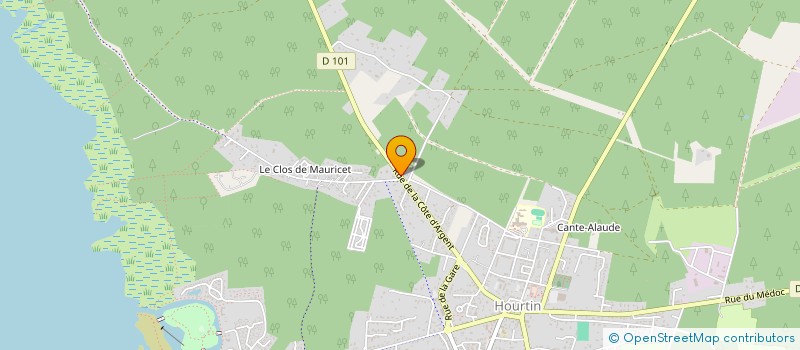 localisation de l'entreprise VRAC WINE SAS  HOURTIN