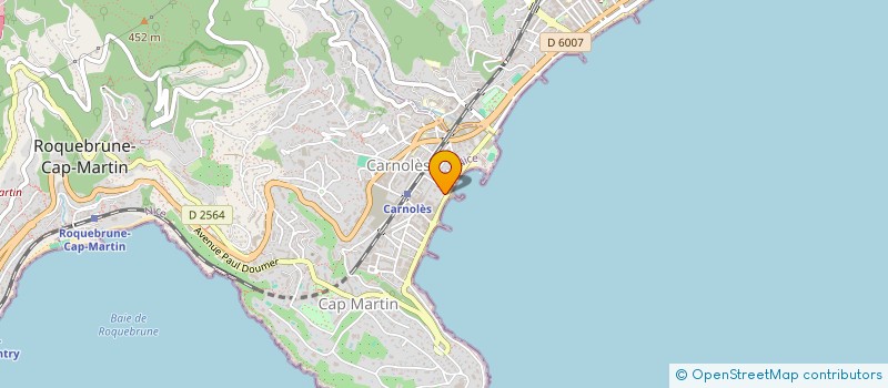 localisation de l'entreprise VRAI  ROQUEBRUNE-CAP-MARTIN