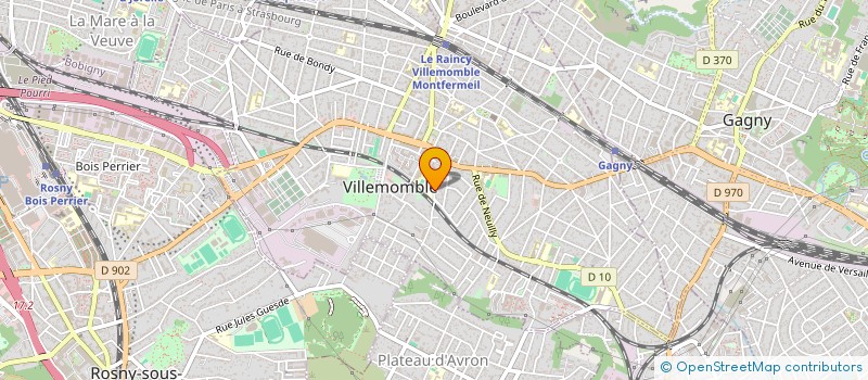 localisation de l'entreprise VRAIES MEUFS  VILLEMOMBLE