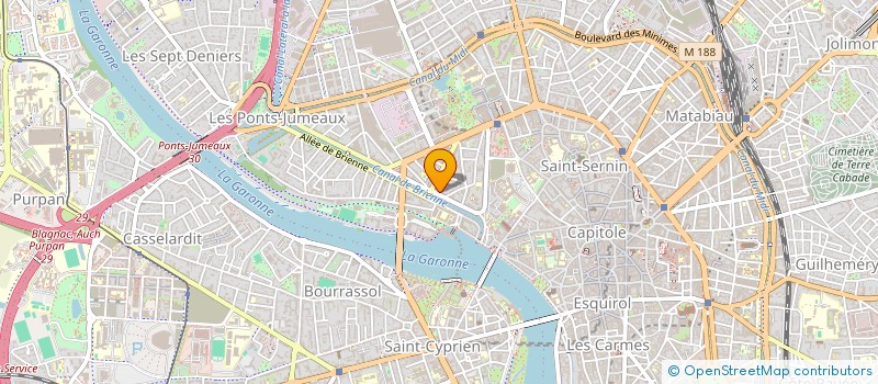 localisation de l'entreprise VRAIES-SEMBLANCES  TOULOUSE