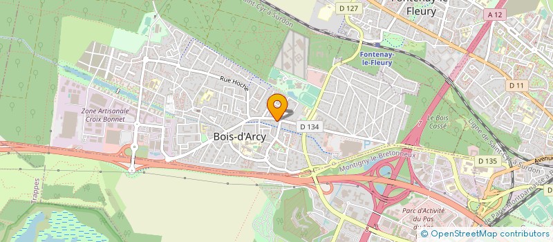 localisation de l'entreprise VRAIFAUX  BOIS-D'ARCY