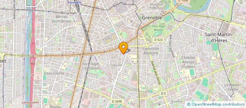 localisation de l'entreprise VRAIN à GRENOBLE