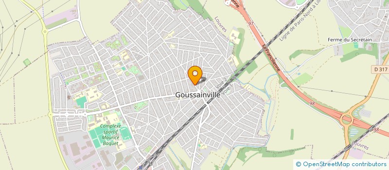 localisation de l'entreprise VRAIS DELICE  GOUSSAINVILLE