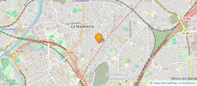 localisation de l'entreprise VRAM à LA MADELEINE