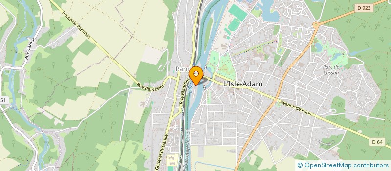 localisation de l'entreprise VRAS HOLDING  L'ISLE-ADAM