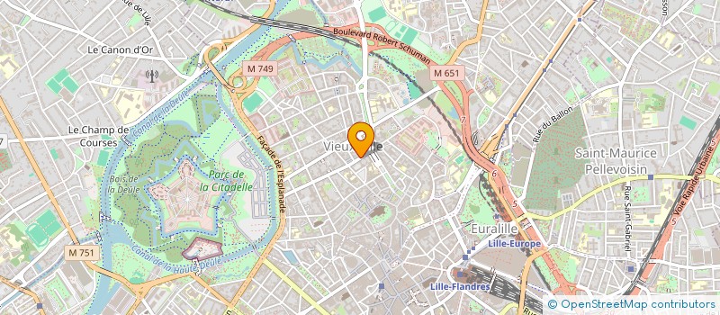 localisation de l'entreprise VRAU à LILLE