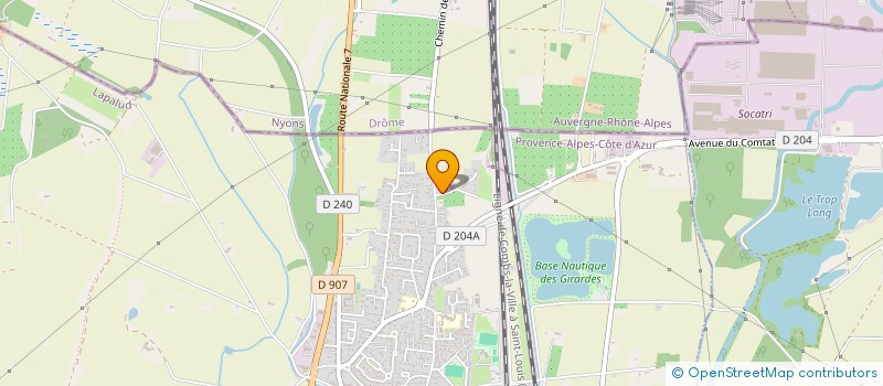 localisation de l'entreprise VRB  LAPALUD