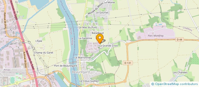 localisation de l'entreprise VRB RHONE ALPES  FAREINS