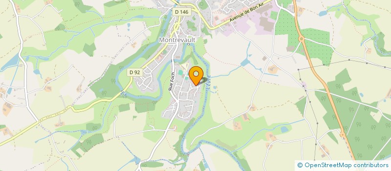 localisation de l'entreprise VRC ATLANTIQUE CLOTURE  INGRANDES-LE-FRESNE-SUR-LOIRE