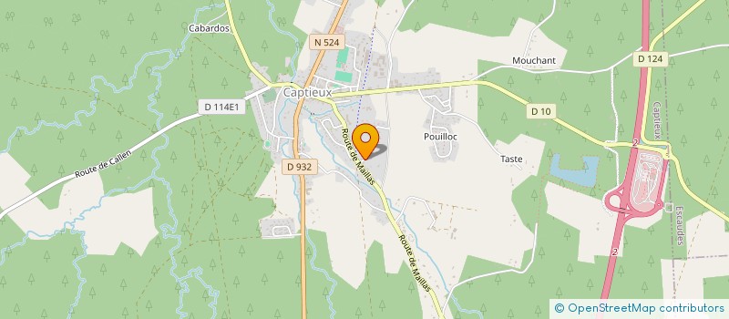 localisation de l'entreprise VRC IMMO  CAPTIEUX