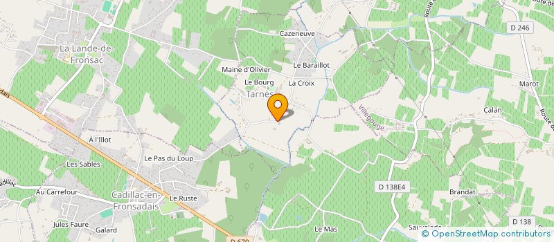 localisation de l'entreprise VRD AQUITAIN  TARNES