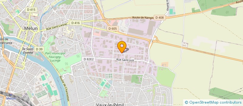 localisation de l'entreprise VRD DE LA BRIE à VAUX-LE-PENIL