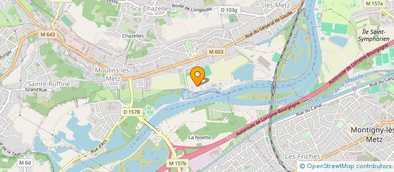 localisation de l'entreprise VRD LORRAINE  SCY-CHAZELLES