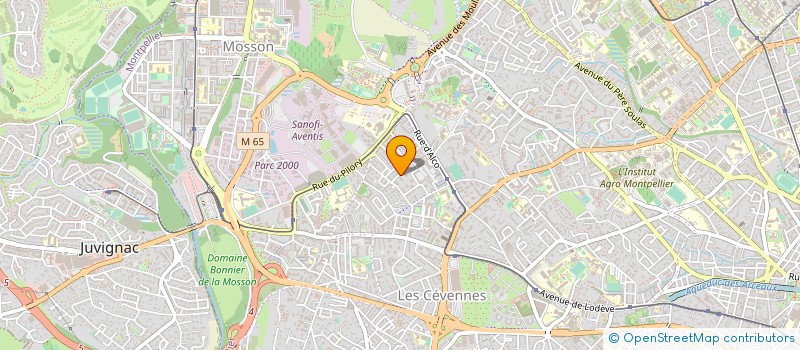 localisation de l'entreprise VRD PROJECT à MONTPELLIER