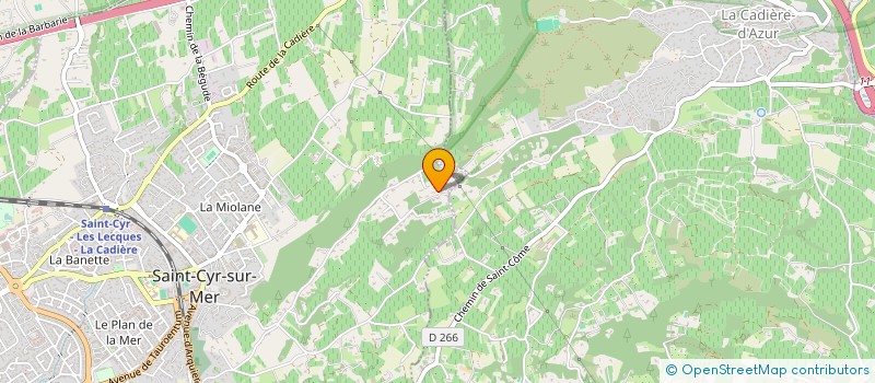 localisation de l'entreprise VRDD à SAINT-CYR-SUR-MER