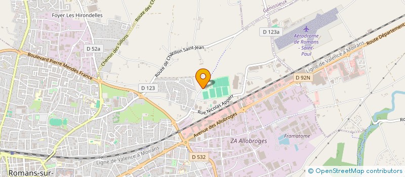 localisation de l'entreprise VRDR INVESTISSEMENTS  ROMANS-SUR-ISERE