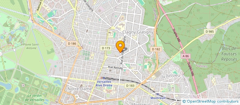 localisation de l'entreprise VREGILLE AUDIT & CONSEIL SAS à VERSAILLES