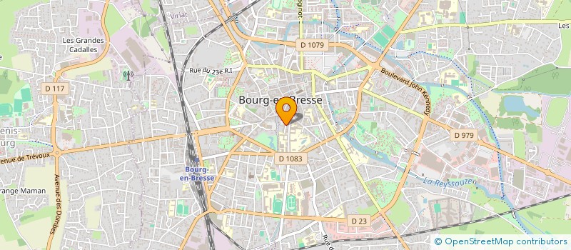 localisation de l'entreprise VREGRA à BOURG-EN-BRESSE