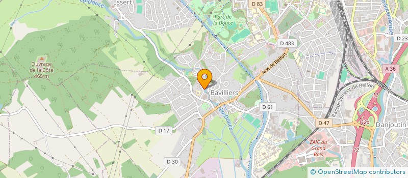 localisation de l'entreprise VREMES à BAVILLIERS