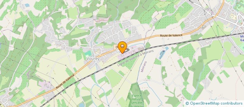 localisation de l'entreprise VRETENAR MAINTENANCE INDUSTRIELLE  VOUREY