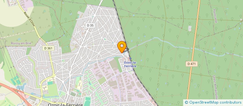 localisation de l'entreprise VRF  OZOIR-LA-FERRIERE