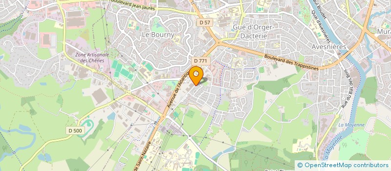 localisation de l'entreprise VRG à LAVAL