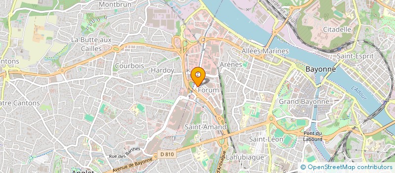 localisation de l'entreprise VRG JOINTAGE à BAYONNE