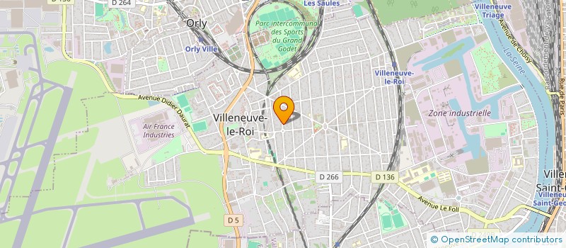 localisation de l'entreprise VRI-VENUAT REPROGRAPHIE INDUSTRIELLE à VILLENEUVE-LE-ROI