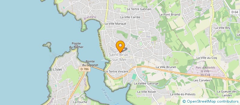 localisation de l'entreprise VRIAD  SAINT-BRIAC-SUR-MER