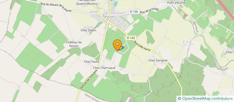 localisation de l'entreprise VRIGNAUD  TESSON