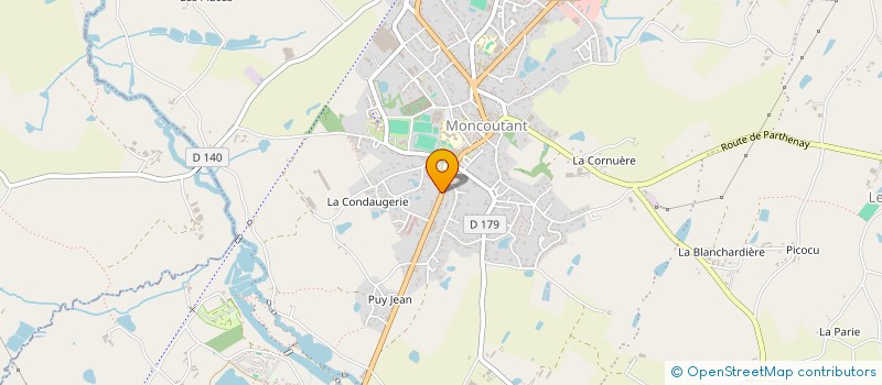 localisation de l'entreprise VRIGNAUD C'BAT  MONCOUTANT-SUR-SEVRE