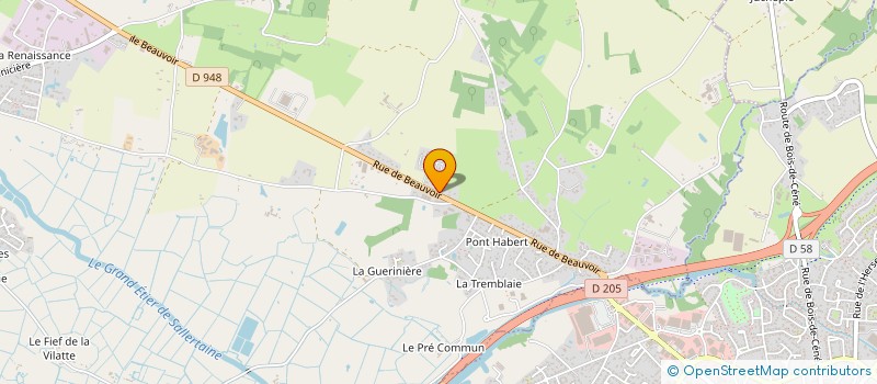 localisation de l'entreprise VRIGNAUD FRERES à SALLERTAINE