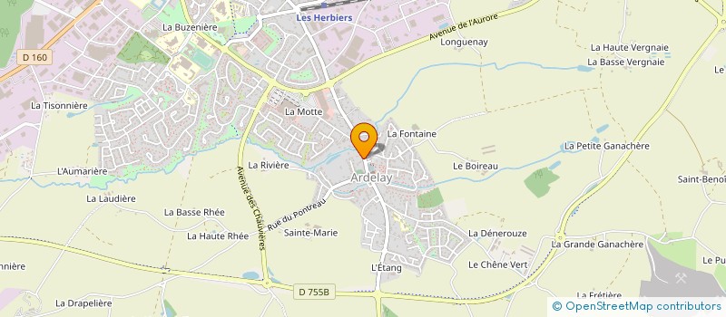 localisation de l'entreprise VRIGNAUD IMMO à HERBIERS (LES)