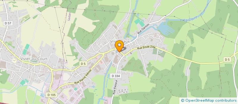 localisation de l'entreprise VRIGNE OPTIQUE  VRIGNE AUX BOIS