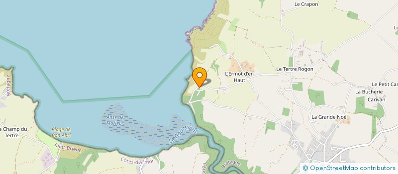 localisation de l'entreprise VRILOUZ  LAMBALLE-ARMOR